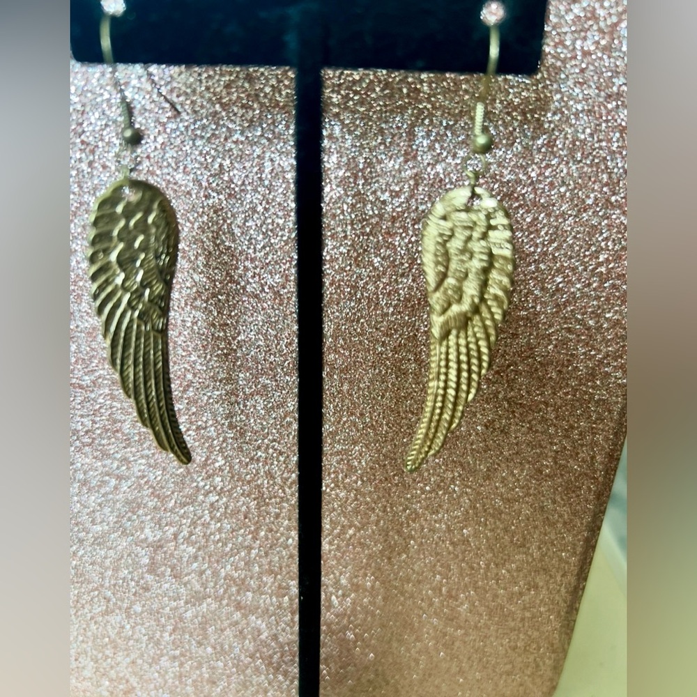 Gold Wing Earrings